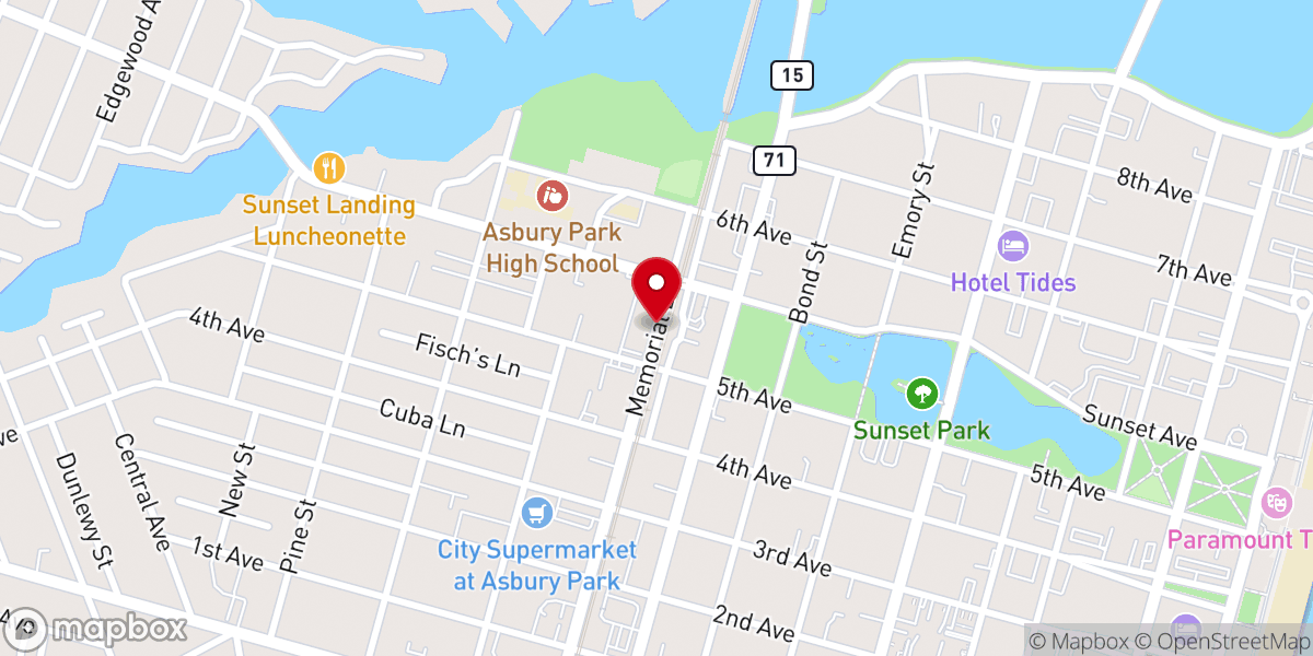 Map showing location of Christian Cathedral Ministries