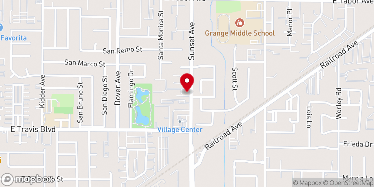 Map showing location of Centro de Jubilo Apostolico Igelsia Cristiana