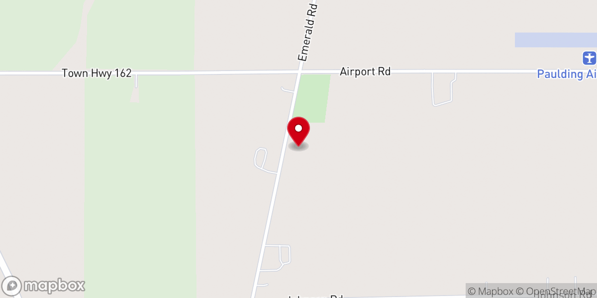 Map showing location of Emmanuel Baptist Church