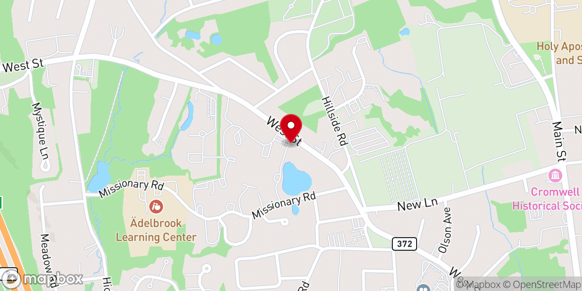 Map showing location of Covenant Living of Cromwell