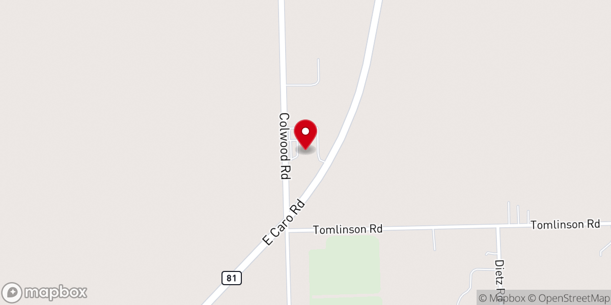 Map showing location of Colwood Church