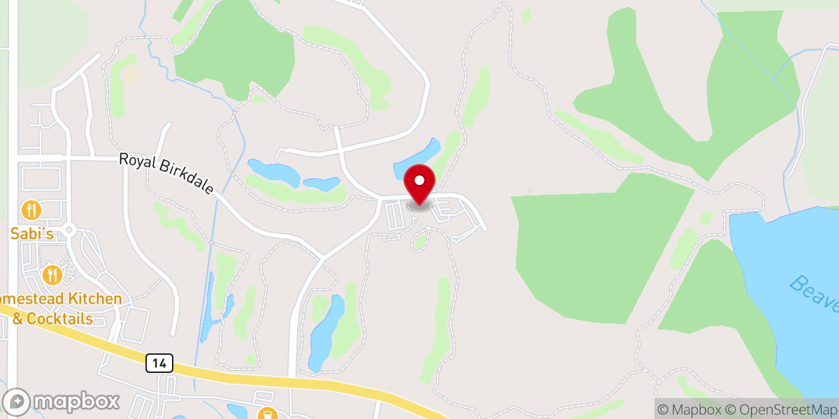 Map showing location of The Links at Firestone Farms