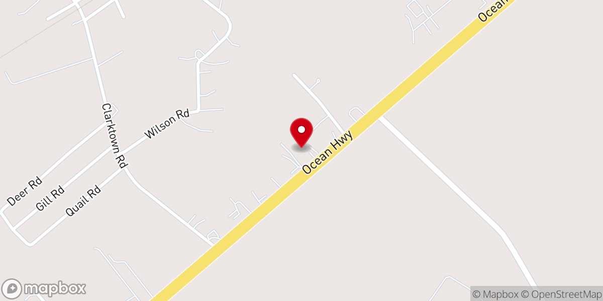 Map showing location of Richmond Hill Holiness Church