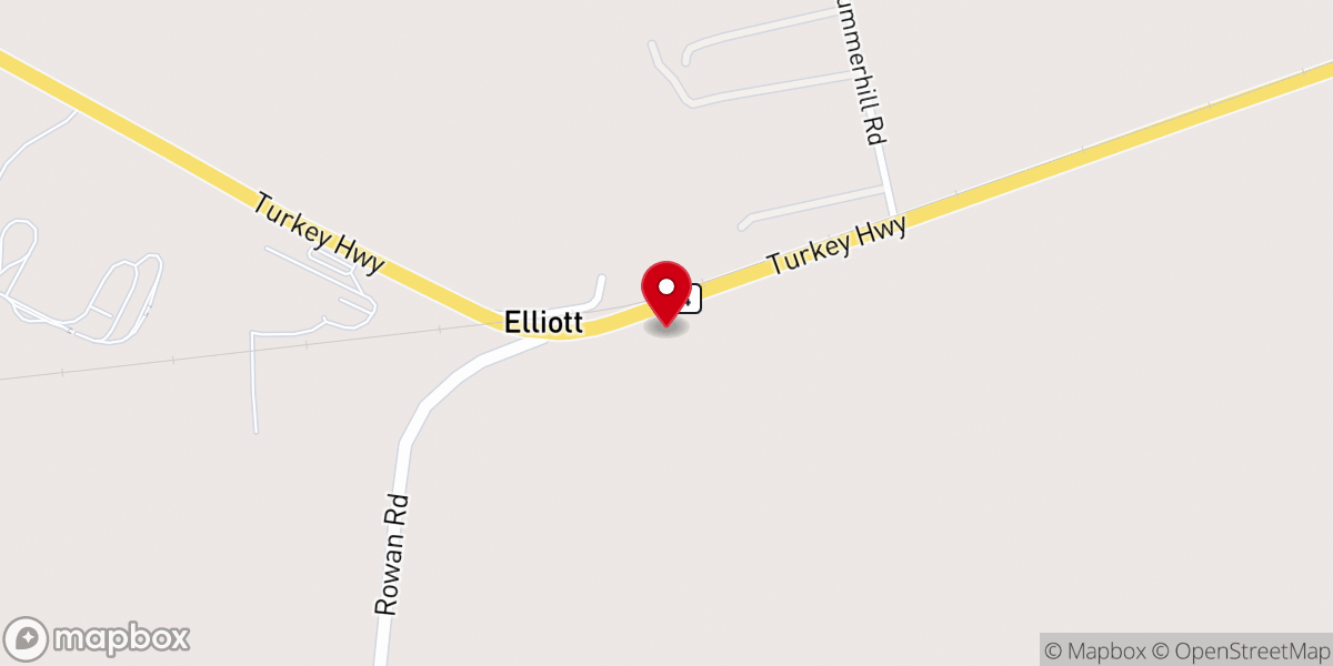Map showing location of Mt Pleasant Baptist Church