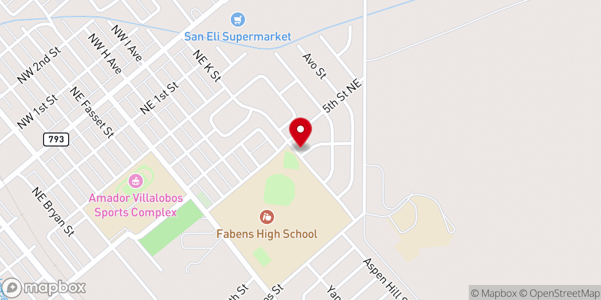 Map showing location of Iglesia Evangelica Trono D Gloria