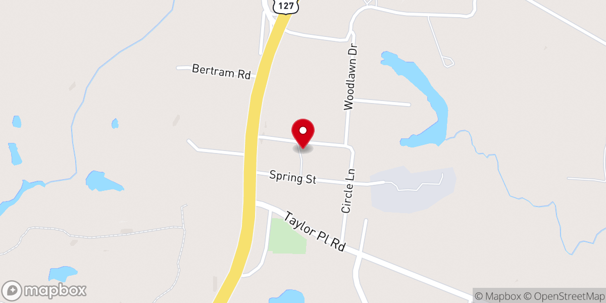 Map showing location of United Wesleyan Church