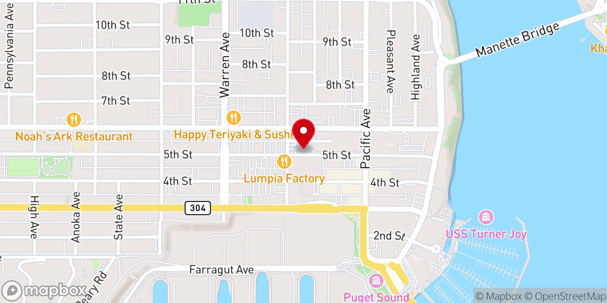 Map showing location of The Firehouse Church