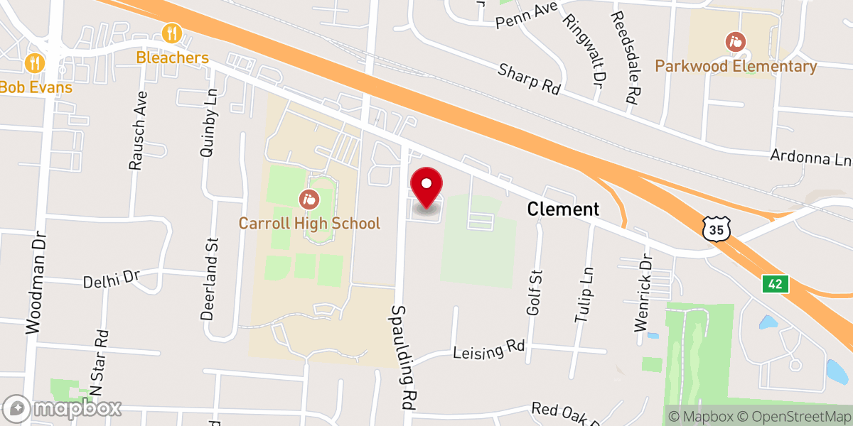 Map showing location of The Church at Eastmont
