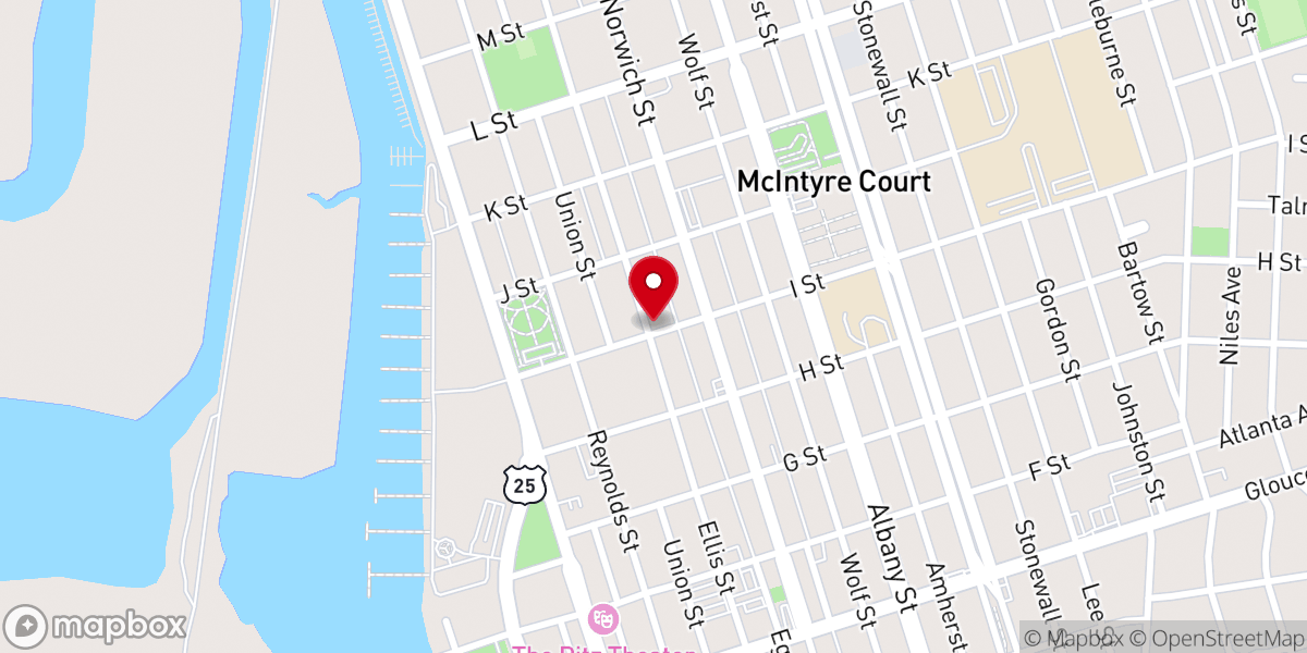 Map showing location of Bethel Evangel Christian Church