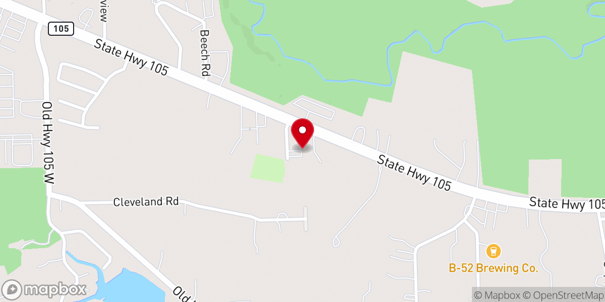 Map showing location of Grace Lutheran Church