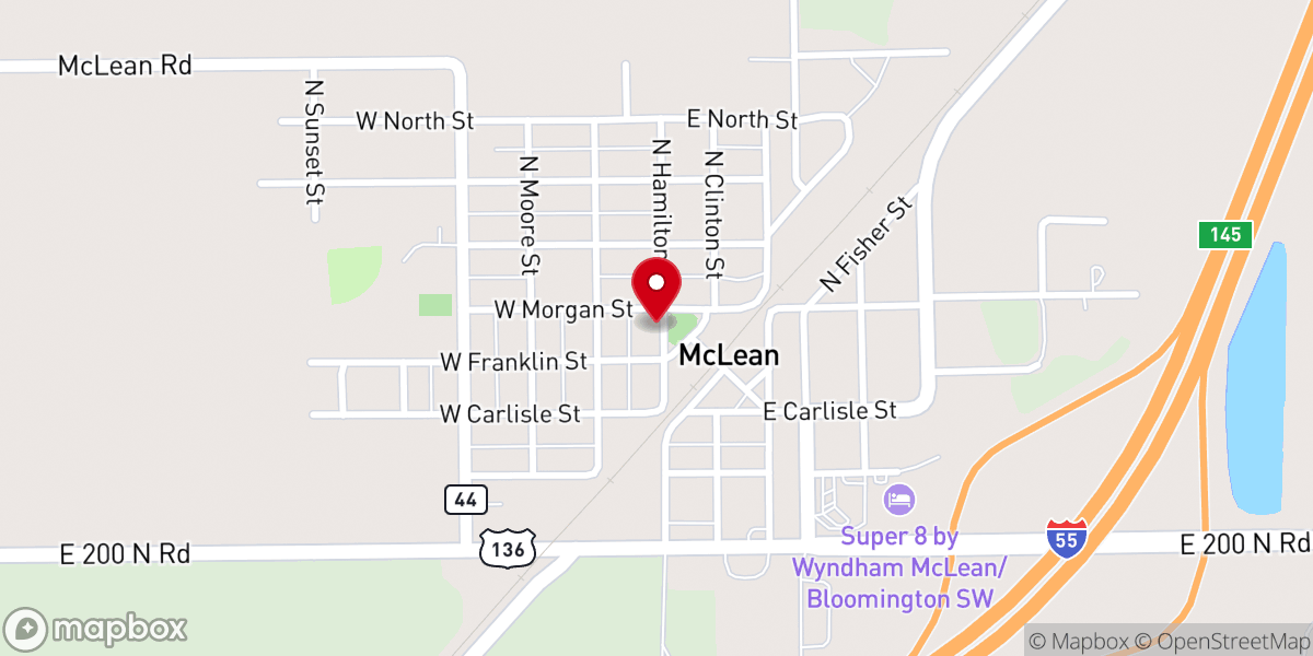 Map showing location of Arcadia: America's Playable Arcade Museum