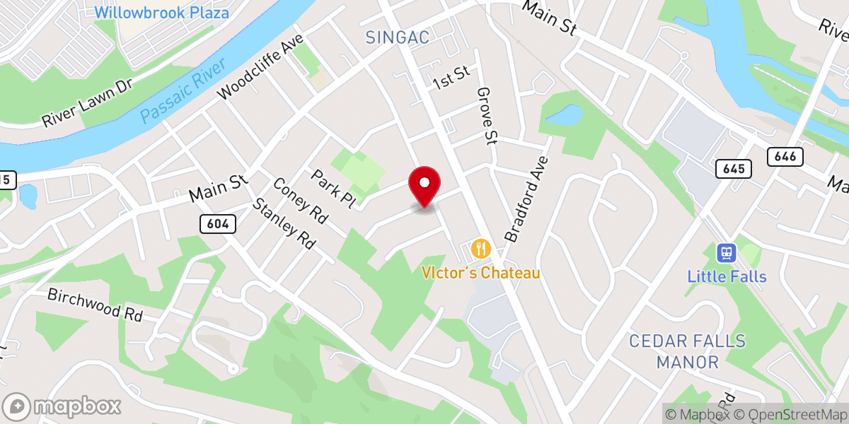 Map showing location of Russian Orthodox Church of Saint John the Baptist