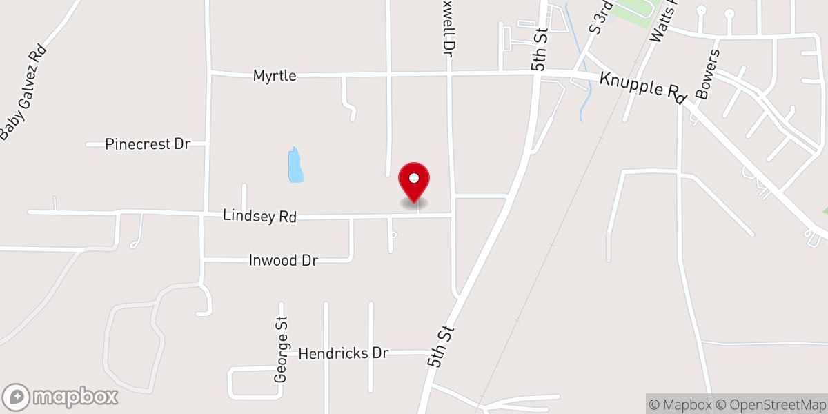 Map showing location of Word of Life Tabernacle