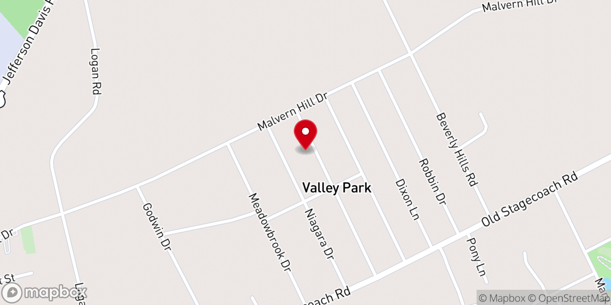 Map showing location of Lakeshore Drive Church-God