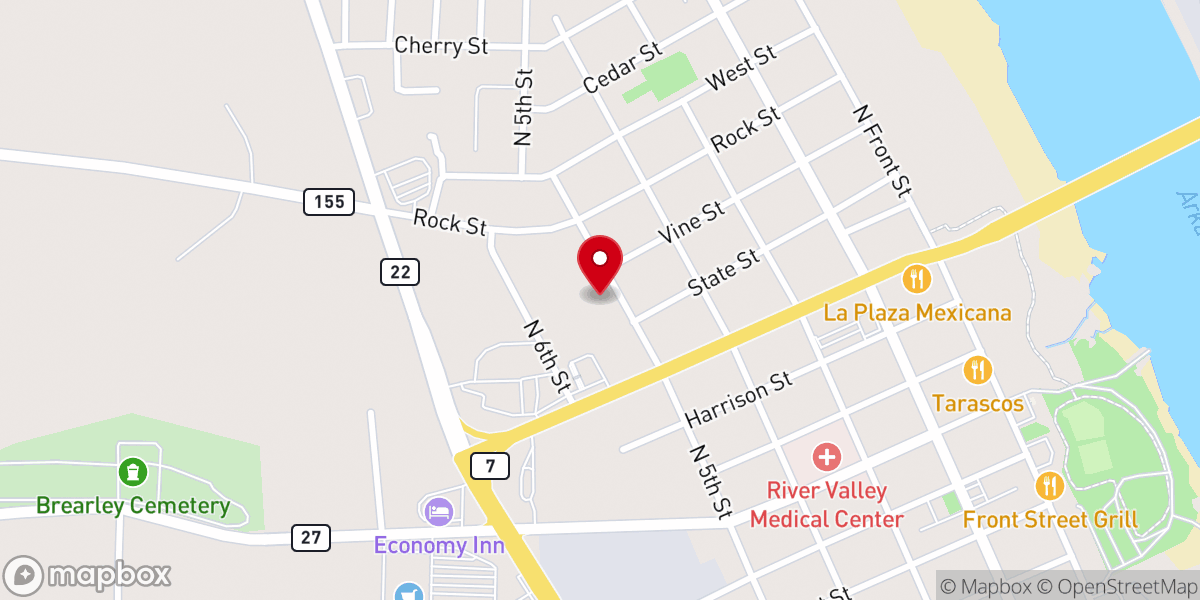 Map showing location of Arvac Inc - Food Distribution Center