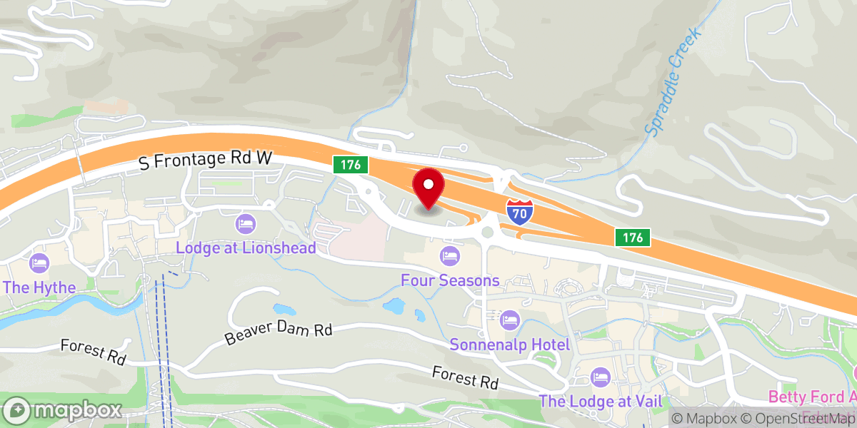 Map showing location of Vail Municipal Court