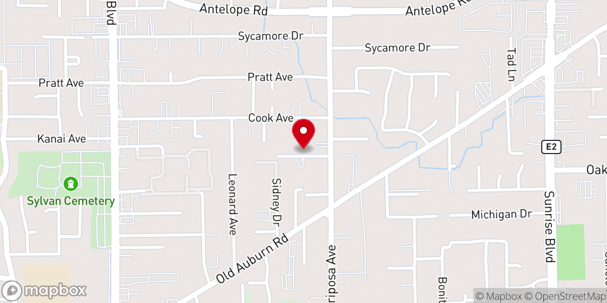 Map showing location of Edify Church
