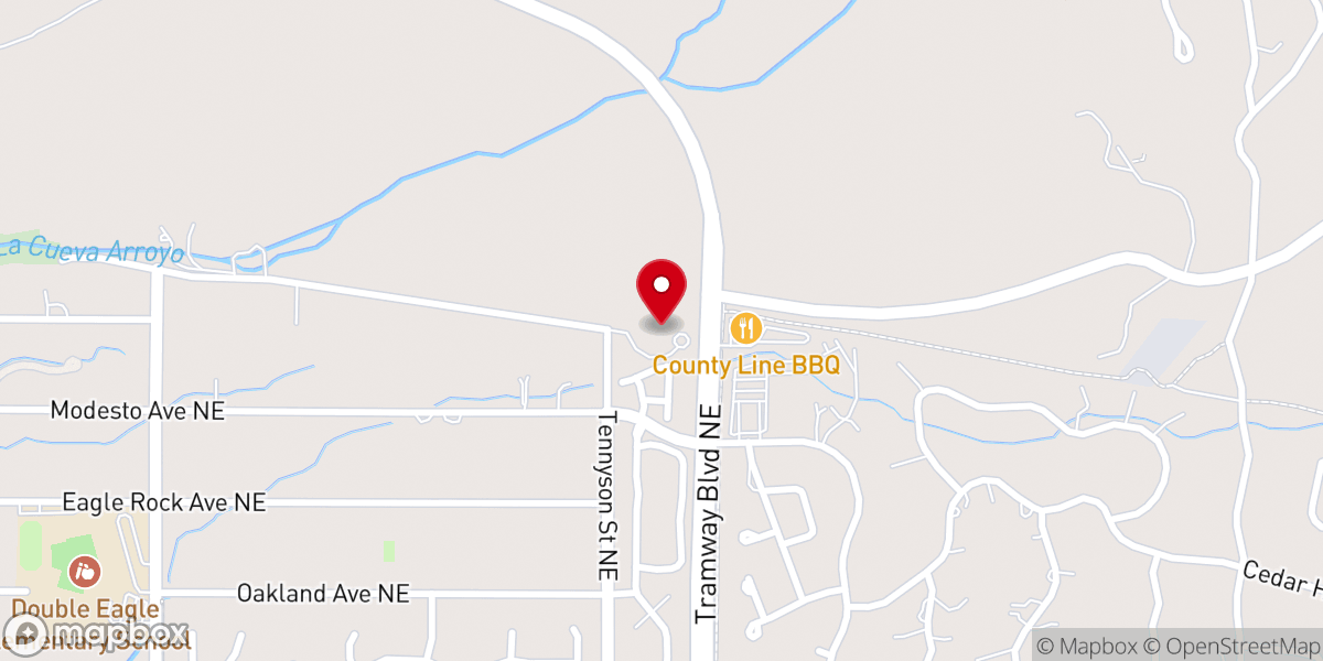 Map showing location of Christ Community Fellowship