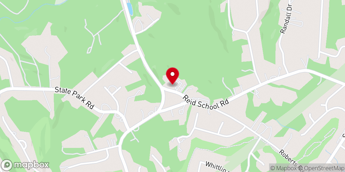 Map showing location of Saint Andrews Presbyterian Church
