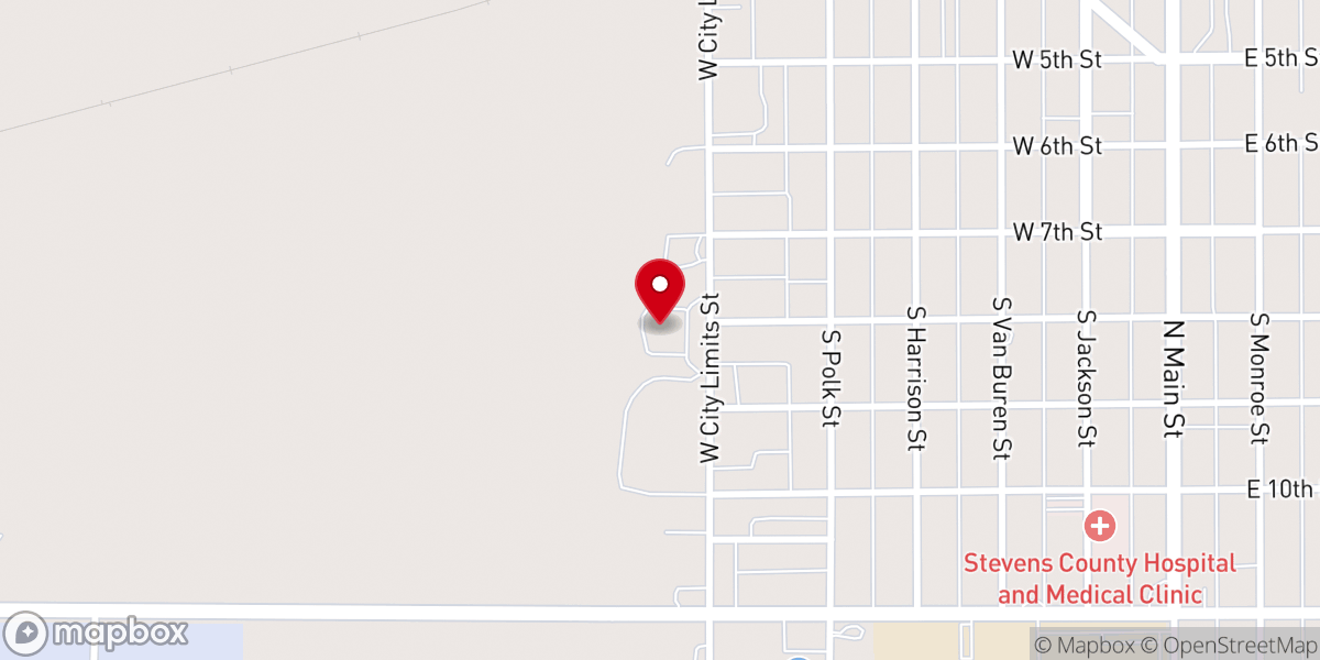 Map showing location of Church of God