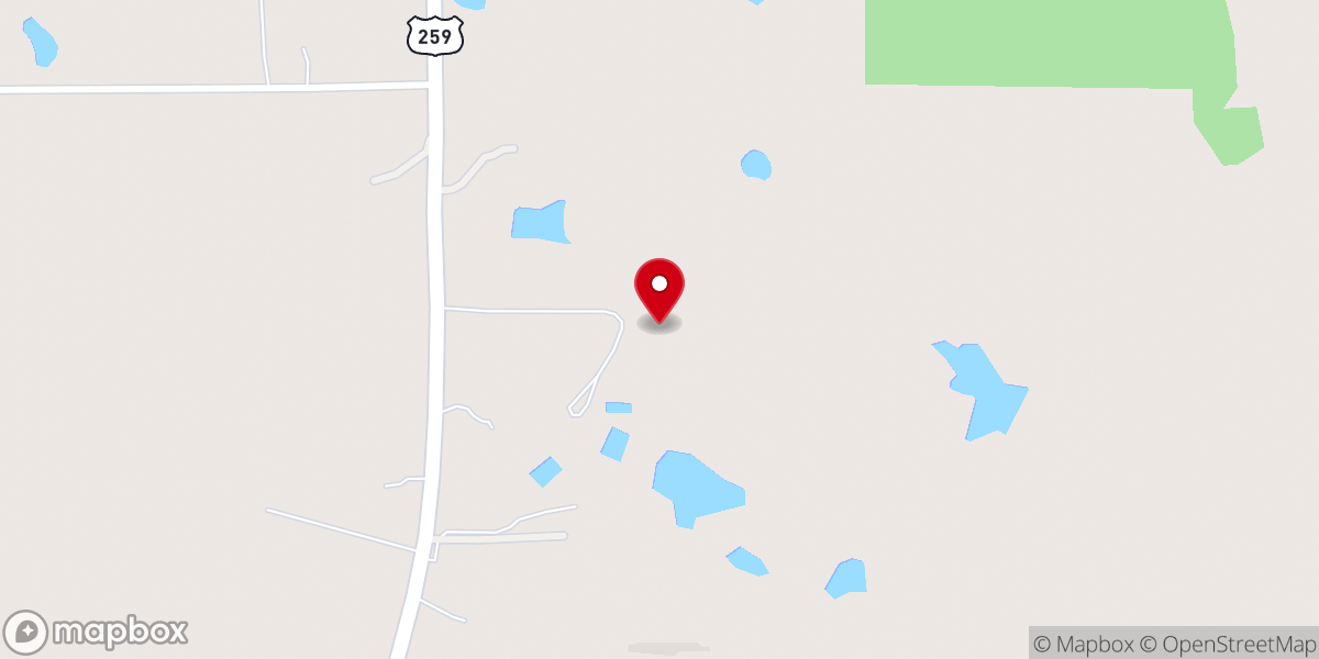 Map showing location of Crystal Lake Ranch Resort
