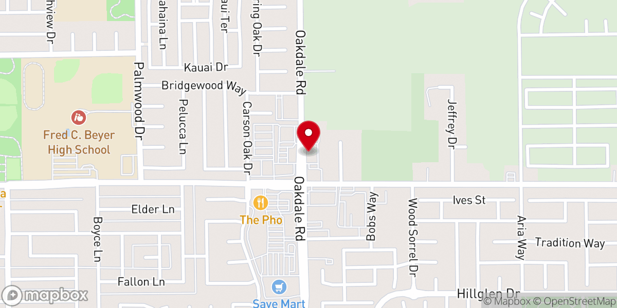Map showing location of Limitless Church Modesto