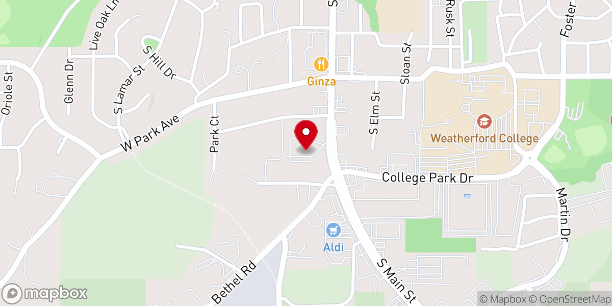 Map showing location of Central Christian Church
