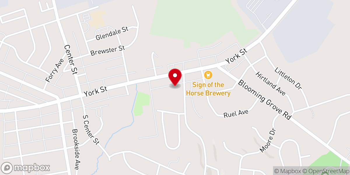 Map showing location of Victory Baptist Church