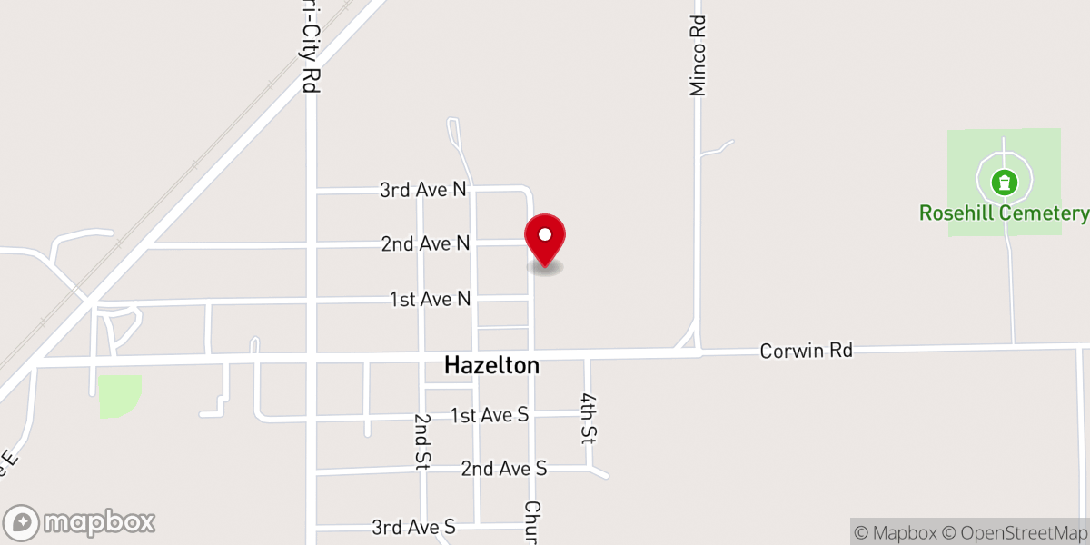 Map showing location of Freedom Gates Boys Ranch
