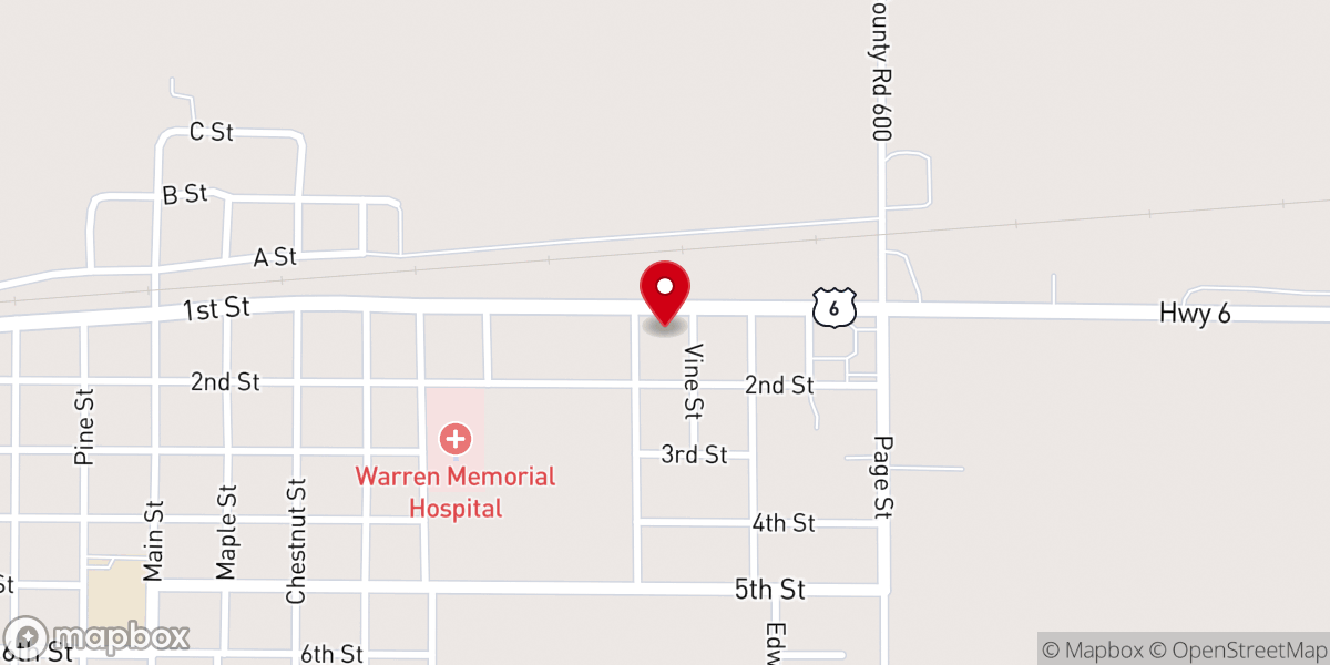 Map showing location of Friend Christian Assembly