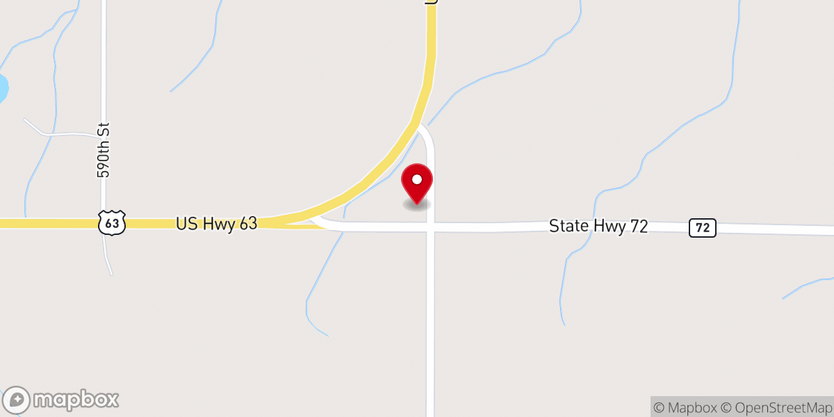 Map showing location of St Paul's United Church of Christ