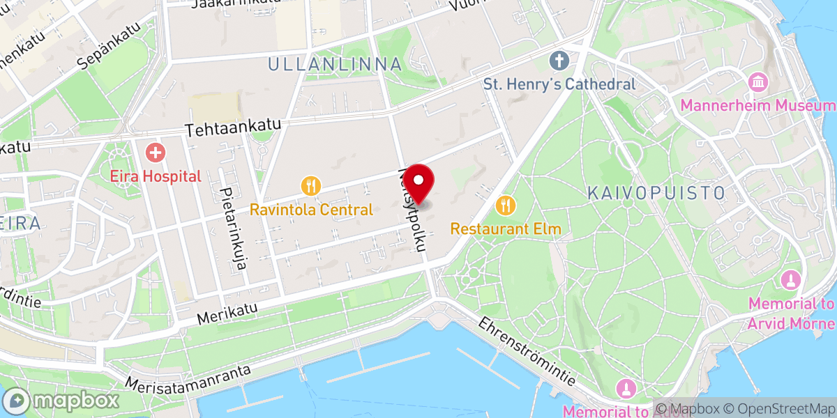 Map showing location of Myöhempien Aikojen Pyhien Jeesuksen Kristuksen kirkko