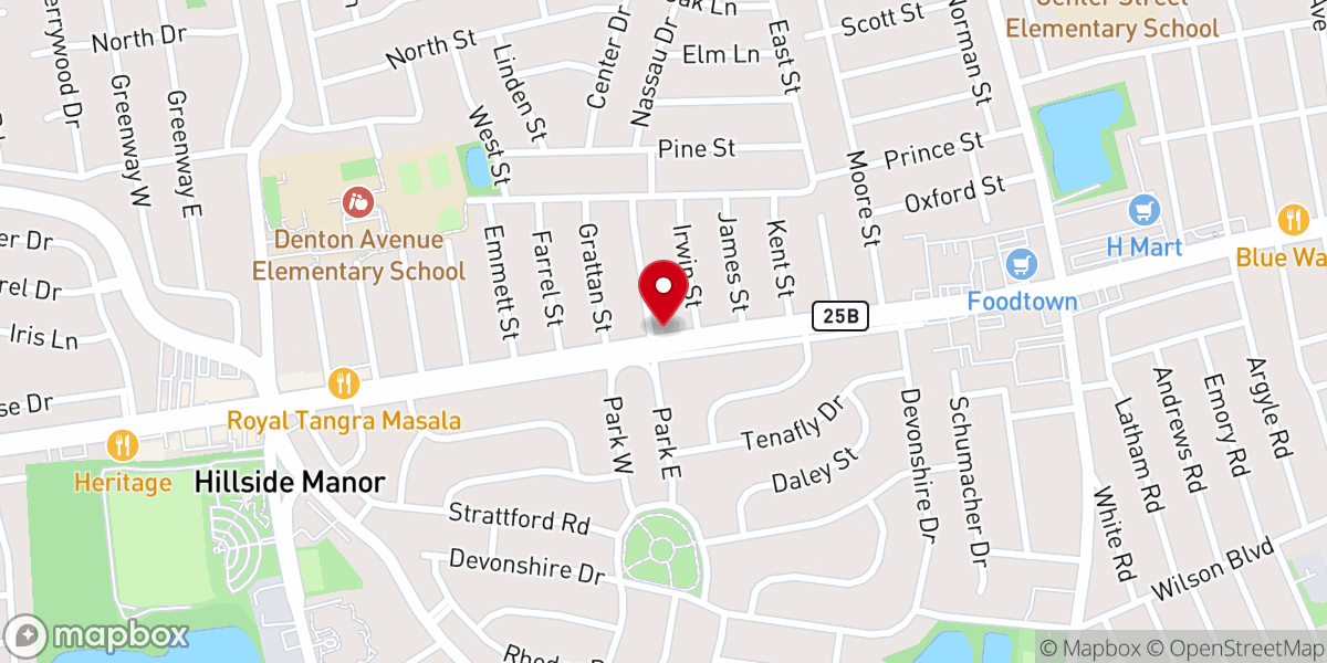 Map showing location of 喜来科教会/Herricks Chinese United Methodist Church