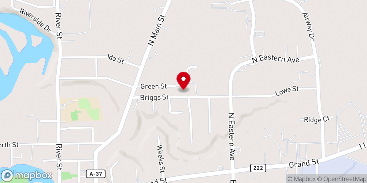 Map showing location of Refreshing Springs Ministries