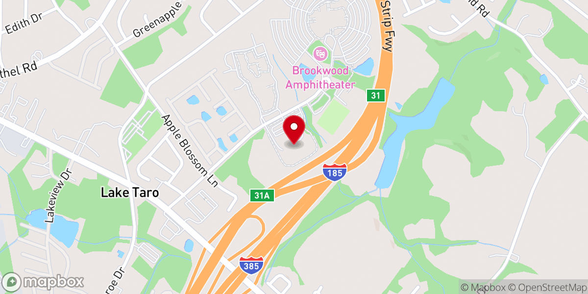 Map showing location of Prisma Health Family YMCA