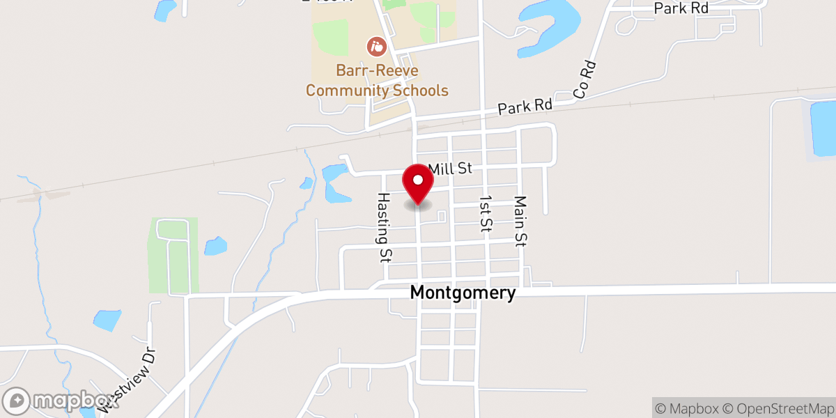 Map showing location of Catholic Adoration Chapel