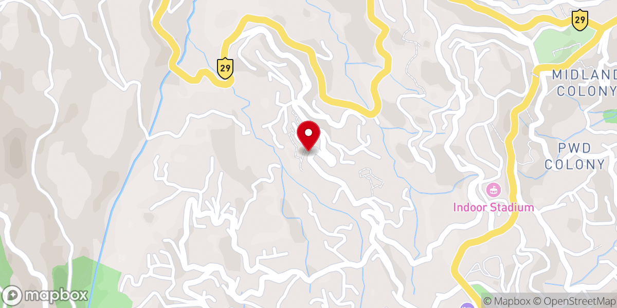 Map showing location of Ao Baptist Church, Merhülietsa Fellowship