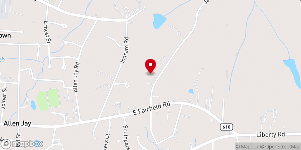 Map showing location of Old Union-Worthville United