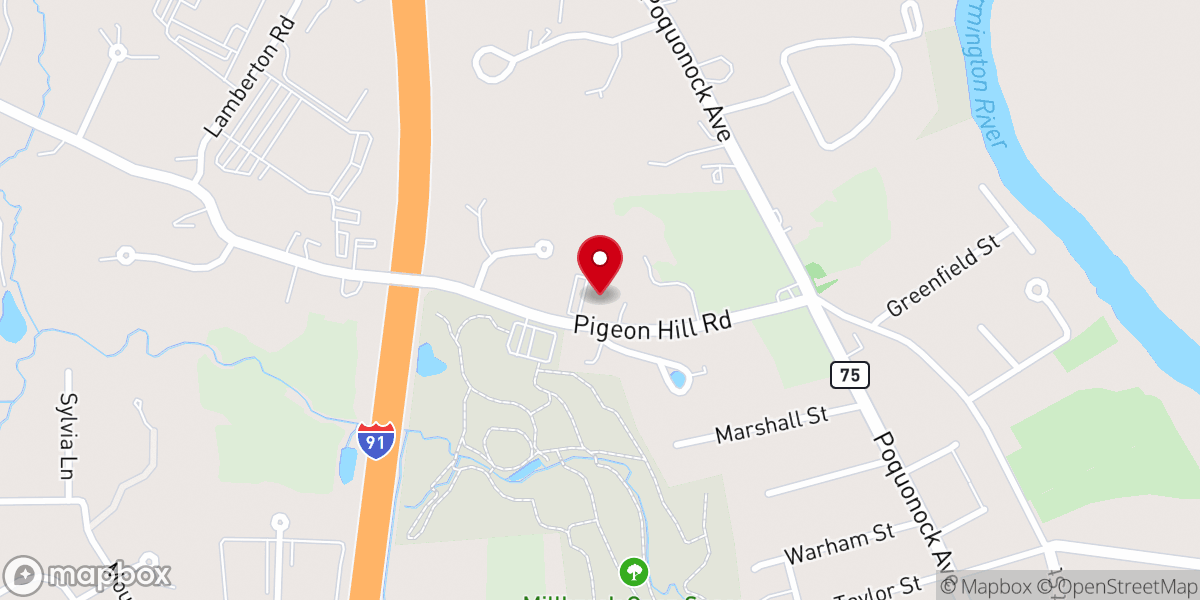 Map showing location of Christ Proclamation Church
