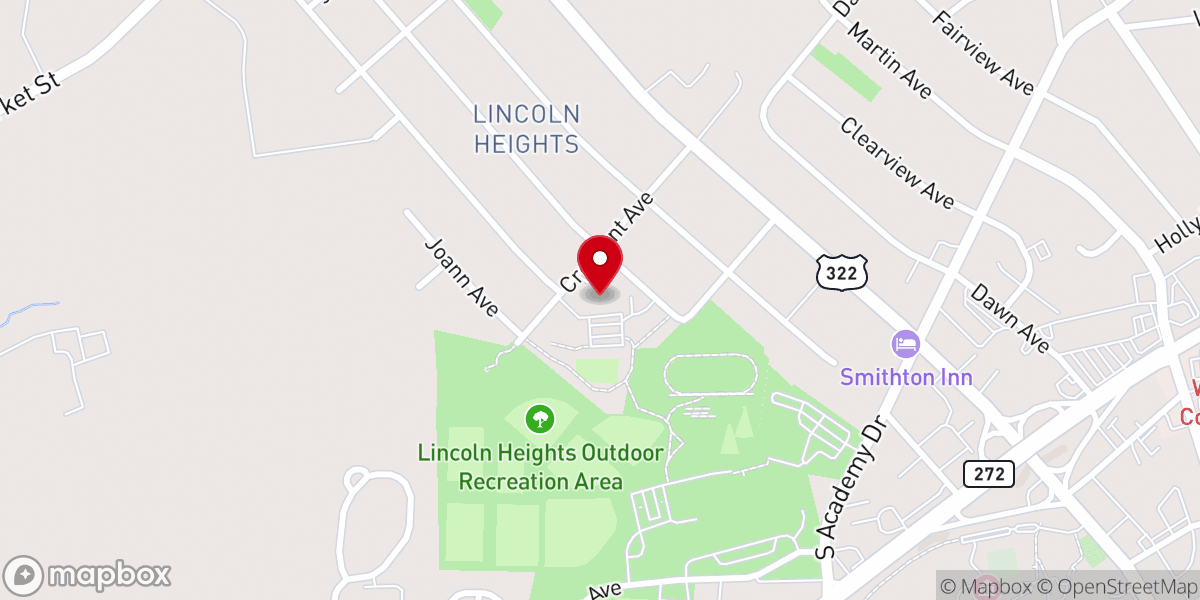 Map showing location of Iglesia Cristiana Renacer Ephrata COB
