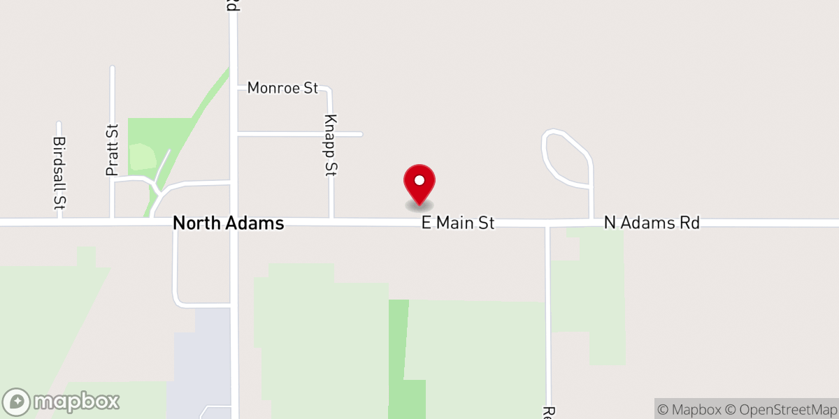 Map showing location of The Community Church of North Adams