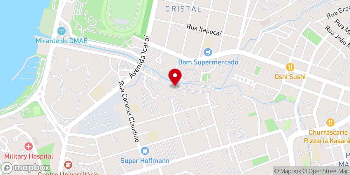Map showing location of Igreja Pentecostal Deus É Amor - Cristal 2