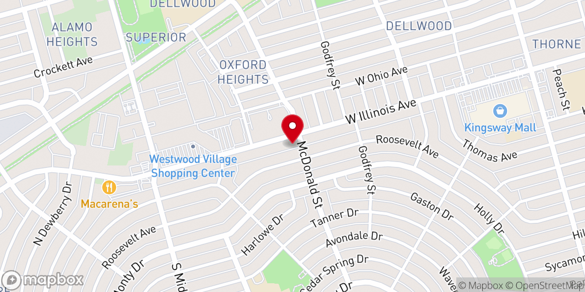 Map showing location of Faith Apostolic Church