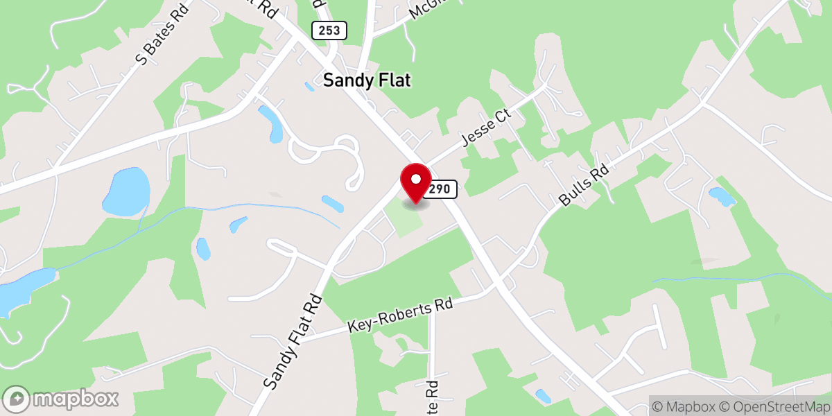 Map showing location of Destination Church of God