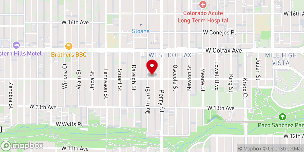 Map showing location of Confluence Ministries