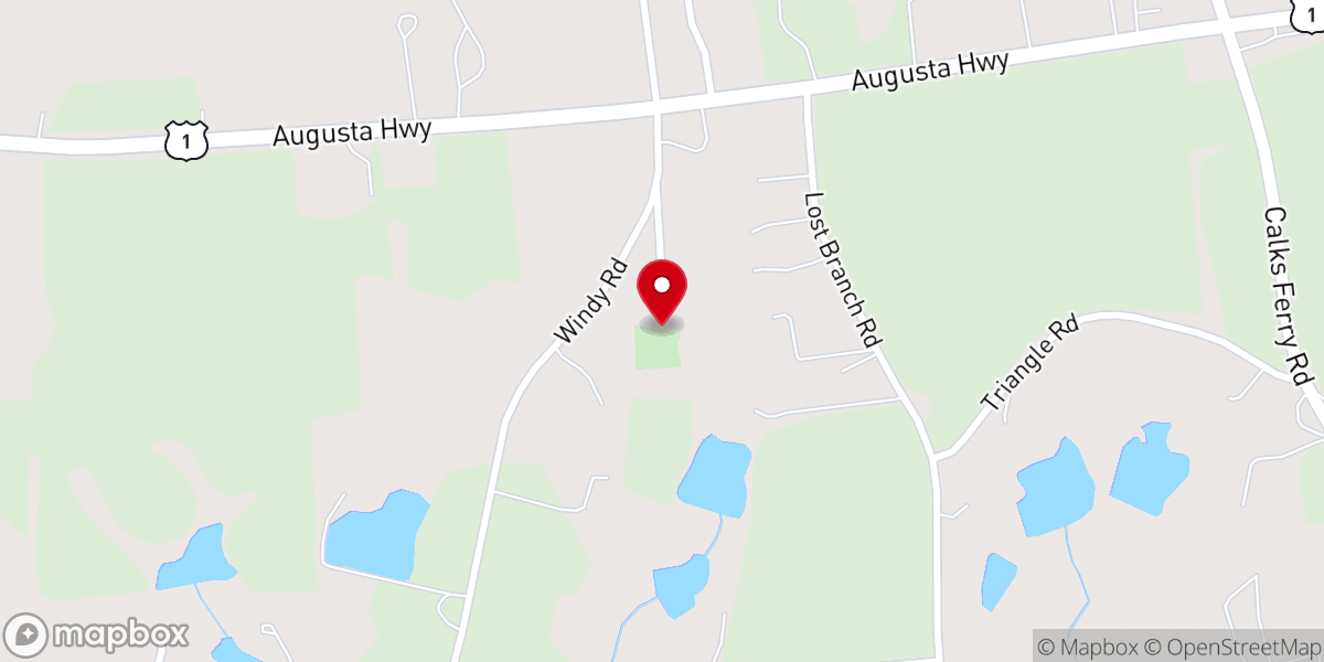Map showing location of Spring Hill AME Church