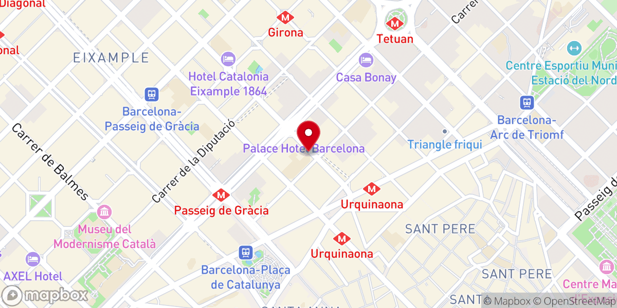 Map showing location of Residència Sagrat Cor de Jesús