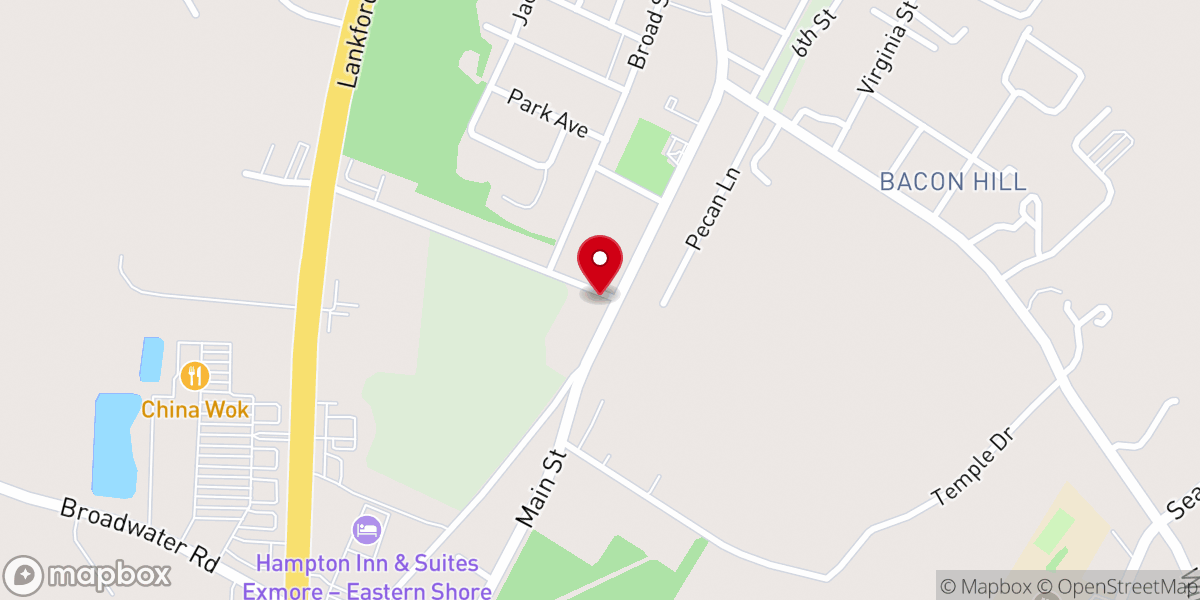 Map showing location of Victory Tabernacle Church of God in Christ
