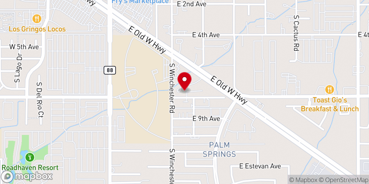Map showing location of Nutt Hutt public restroom
