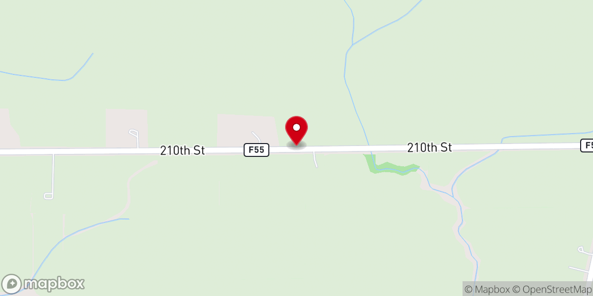 Map showing location of Wedding Officiant for Eastern Iowa